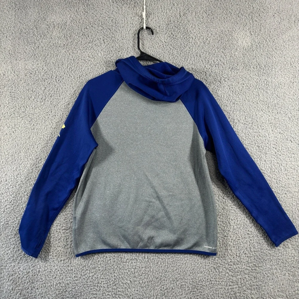 Nike‎ Therma-FIT NXR Nike XC 2015 Hoodie Mens Medium Grey Blue Pullover